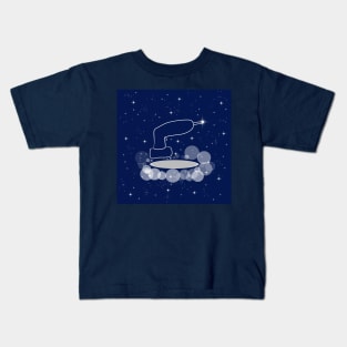 screwdriver, drill, power tool, tool, repair, construction, wall decoration, finishing work, illustration, night, technology, light, shine, beautiful, style, stylish, universe, cosmos, galaxy, Kids T-Shirt